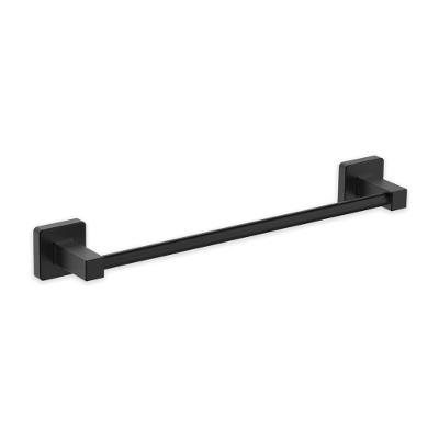 Suporte de Toalha Bastão Inox Design Moderno Preto Fosco Venturi