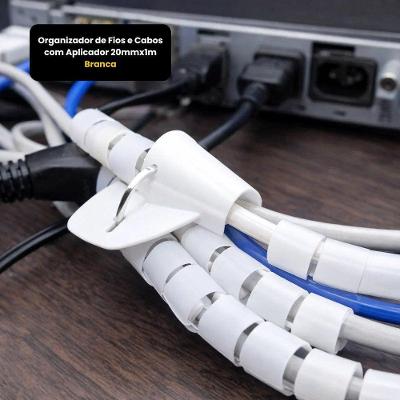 Organizador de Fios e Cabos com Aplicador 20MMx1M Startools