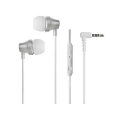 Fone de Ouvido Miniso Brasil com Fio 3,5mm Som Claro Estojo Incluso Branco