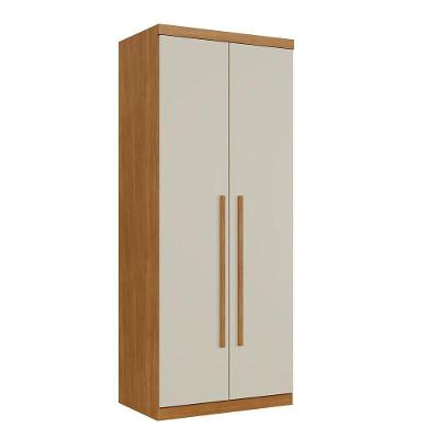 Módulo Dallas Longo com Nicho 2 Portas 4 Prateleiras MDP 93CM Cinamomo-off Arenas