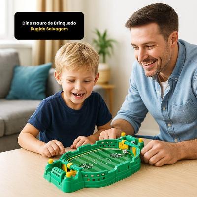 Mini Jogo de Futebol de Mesa Arena Fut League para 2 Jogadores Verde Unik