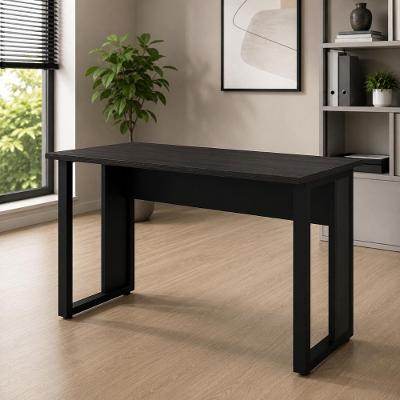 Mesa Escrivaninha Retangular F5 Office Industrial MDP 120CM Preto