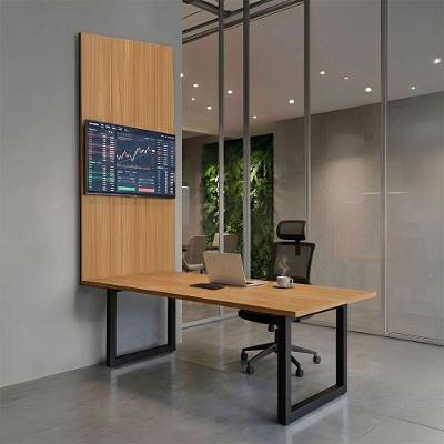 Mesa de Reunião Retangular F5 Office Industrial MDF 180CM