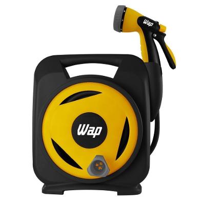 Mangueira com Enrolador GMEEM01 12 Metros Esguicho Múltiplo WAP