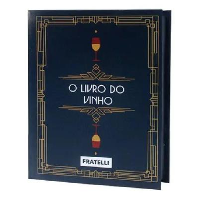 Kit de Acessórios para Vinho o Livro do Vinho Kit Completo 5 Peças Degustação Fratelli