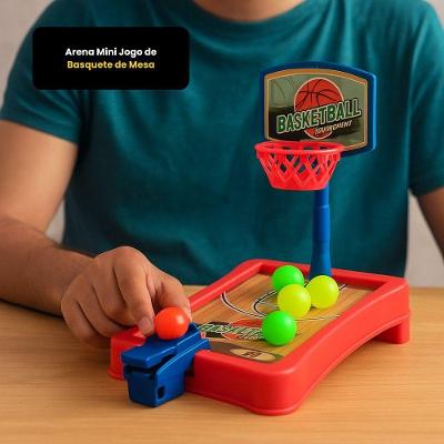 Jogo de Basquete de Mesa Arena Basket League Compacto Vermelho Unik