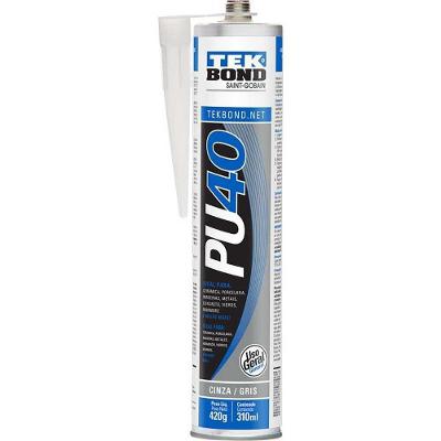 Selante PU 40 Monocomponente Poliuretano Cinza Tekbond 310ML