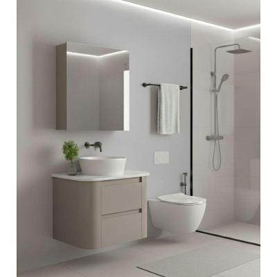 Armário Espelheira Boston Santiago 2 Portas MDF-MDP 60CM Branco Venturi