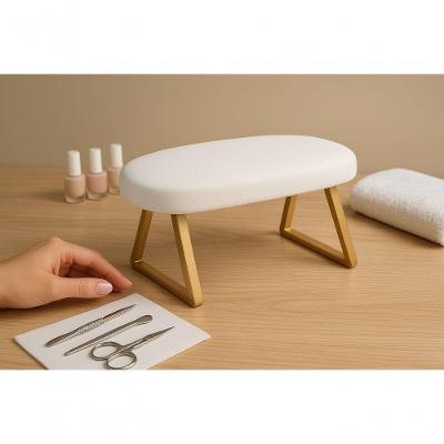Apoio para Mãos e Punho para Manicure Portátil Ergonômico Dourado Venturi