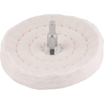 Roda de Pano para Polimento 4 com Haste Vonder 101MM 1-4"