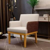 Kit 2 Poltronas Beatriz W01 Linho Cru Couríssimo Marrom - 10