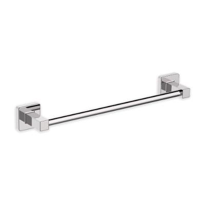 Suporte Porta Toalha Bastão Inox de Parede Design Moderno Cromado Venturi 24.5CM