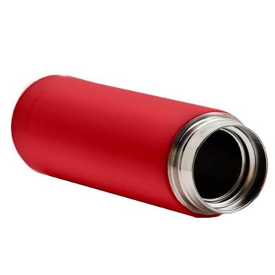 Garrafa Térmica Inox Portátil 500ml Tampa Vedação Vermelho