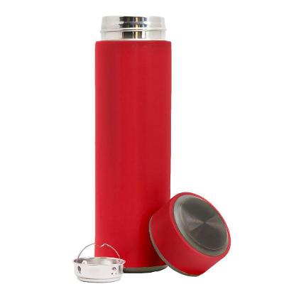 Garrafa Térmica Inox Portátil 500ml Tampa Vedação Vermelho