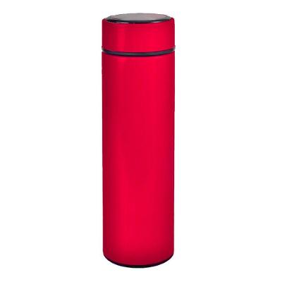 Garrafa Térmica Inox Portátil 500ml Tampa Vedação Vermelho