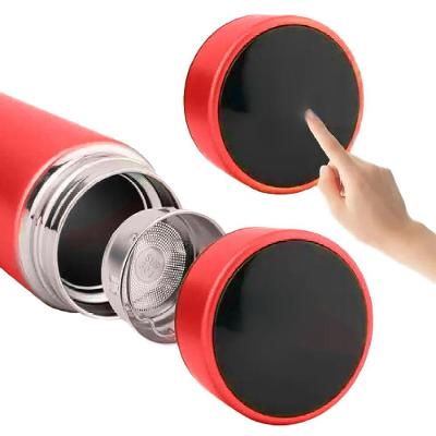 Garrafa Térmica Inox Portátil 500ml Tampa Vedação Vermelho