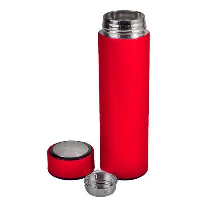 Garrafa Térmica Inox Portátil 500ml Tampa Vedação Vermelho