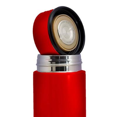 Garrafa Térmica Inox Portátil 500ml Tampa Vedação Vermelho