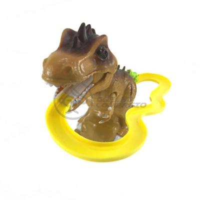 Brinquedo Pista Elevador Com Som E Luz Dinossauro Marrom