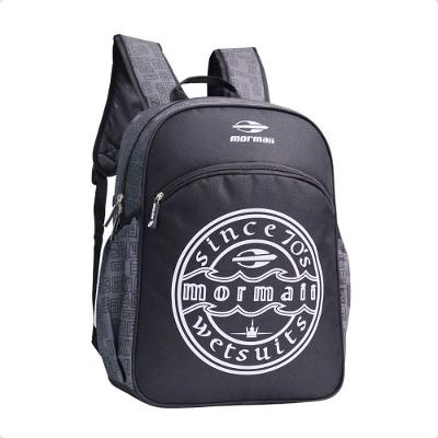 Mochila Mormaii 3 Bolsos Reforçada P- Notebook 25L Estampado Preto
