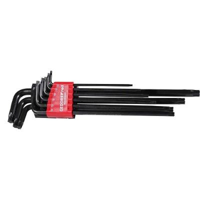 Jogo de Chaves l Torx Longa Gedore Red com 9 Peças Cromo Vanádio T10-T50 Bivolt