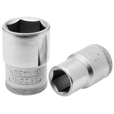 Soquete Estriado Encaixe 1-2 23mm em Aço Vermelho Gedore 23MM