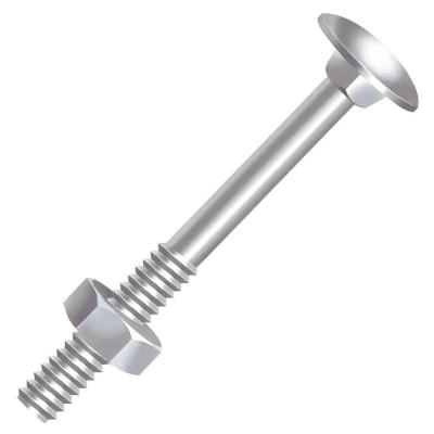 Parafuso Francês Porca 5-16x 8 Zincado Branco Bivolt Ciser 100 Peças Embalagem
