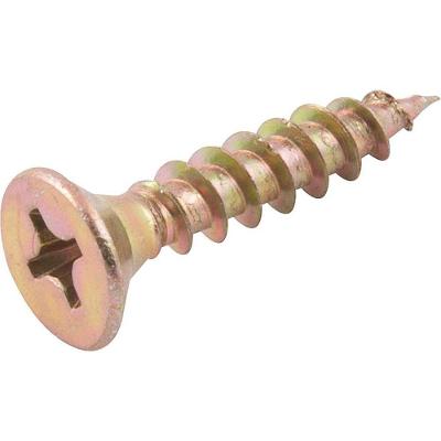 Parafuso para Madeira Chipboard Vonder Bicromatizado Dourado 6,0X30,0MM