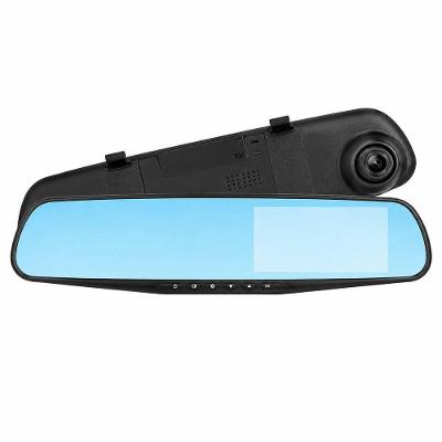 Espelho Retrovisor com Câmera Frontal Full HD 1080P e Ré Visão Noturna Sensor g 12V Preto Utimix