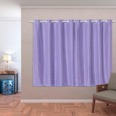 Cortina Daily Blackout Poliéster para Sala Quarto Lilás Casa Scarpa
