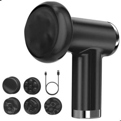 Massageador Corporal Elétrico sem Fio Recarregável Usb Relaxamento Muscular Fisioterapia Preto 6