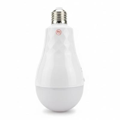 Lâmpada LED de Emergência JX-0902 Bivolt 20W Soquete E27 Bateria Recarregável Branco Utimix