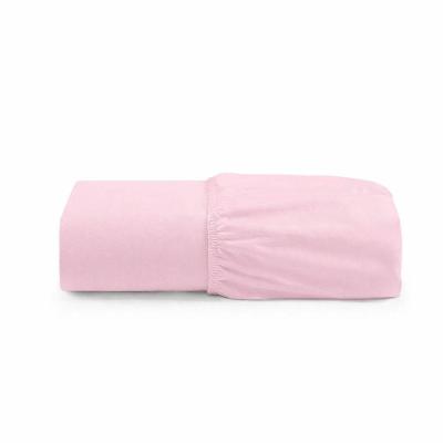 Jogo de Cama Lençol Egípcio King Micropercal 600 Fios Macio Rosa Casa Show Enxovais