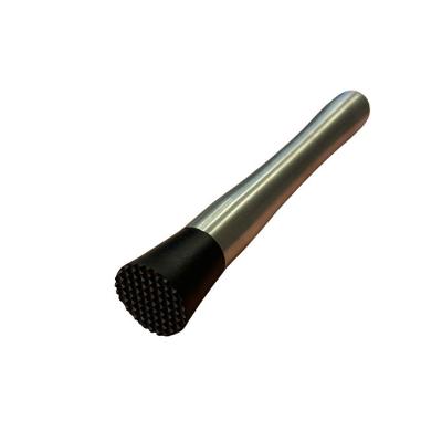 Socador para Drinks Amassador Profissional Aço Inoxidavel Base Plastico ABS Texturizado