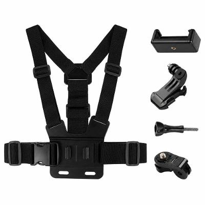 Suporte Peitoral para Celular e Câmera de Ação Utimix Ajustável Mãos Livres para Moto e Ciclismo