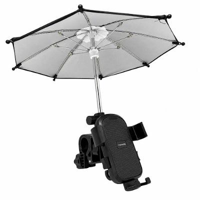 Suporte de Celular para Moto Guidão Guarda Sol Proteção Solar e Chuva Giro 360 graus  Antivibração Utimix