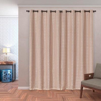 Cortina Daily Varão 2m Blackout 2,80mx2,30m Poliéster para Sala Avelã Casa Scarpa