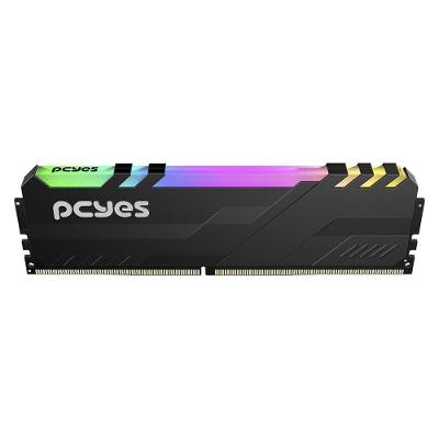 Memória Gamer Pcyes UDIMM 8GB DDR4 3200MHz com RGB Preto