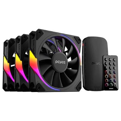 Kit Cooler Fan para Gabinete K3ARGBSF3BR Sangue Frio 3 ARGB Preto Pcyes 3 Unidades