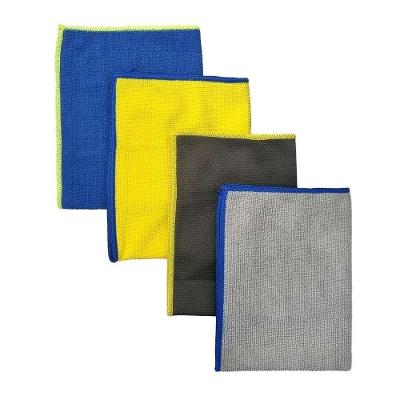 Kit 4 Panos de Limpeza Microfibra Vinik 40x30cm para Automotivo Cinza