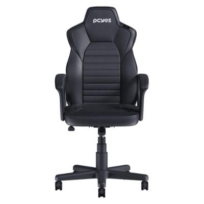 Cadeira Gamer Pcyes Sti Turbo Black Vulcan Tilt Mechanism 120KG Preto