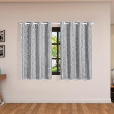 Cortina Daily Blackout 2,80mx1,60m Poliéster para Sala Quarto Cinza Casa Scarpa
