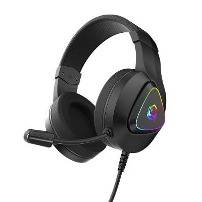Headset Gamer Pcyes Deffy Black Vulcan USB Driver 50mm RGB Microfone Omnidirecional Preto