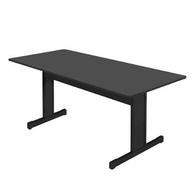 Mesa de Reunião Retangular 2.0 Ret Outros MDP 200CM Azul Mais de Casa