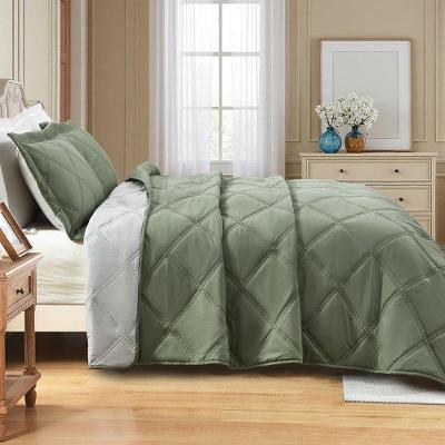 Kit Cobre Leito Essencial Casal 300 Fios Micropercal 100% Poliéster Verde Casa Scarpa
