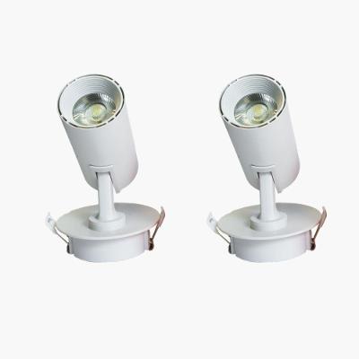 Spot LED Direcionável 7W Foxlux Embutir Branco Frio Kit com 2