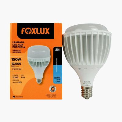 Lâmpada LED 150w Alta Potência SMD Branca Fria 150W 6500K E40 Bivolt Foxlux