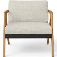 Kit 04 Poltronas Sala L02 Couríssimo Preto Linho Champagne