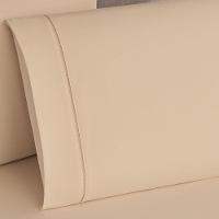 Jogo Cama Lençol Home Basic King 180 Fios C/ Ponto Palito 3 Peças - Cáqui - 2