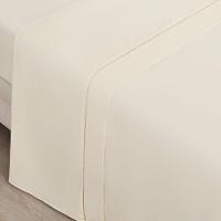 Jogo Cama Lençol Home Basic Queen 180 Fios C/ Ponto Palito 4 Peças - Palha